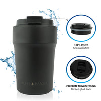 Kaffee to go Becher Edelstahl