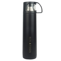 Edelstahl Isolierkanne schwarz