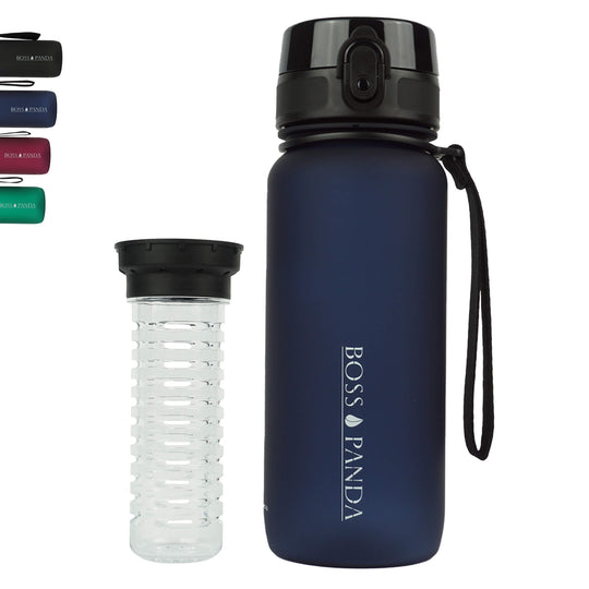 Trinkflasche Sportflasche Wasserflasche Früchtesieb 650ml – BPA Frei