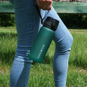 Trinkflasche Sportflasche Wasserflasche Früchtesieb 650ml – BPA Frei.