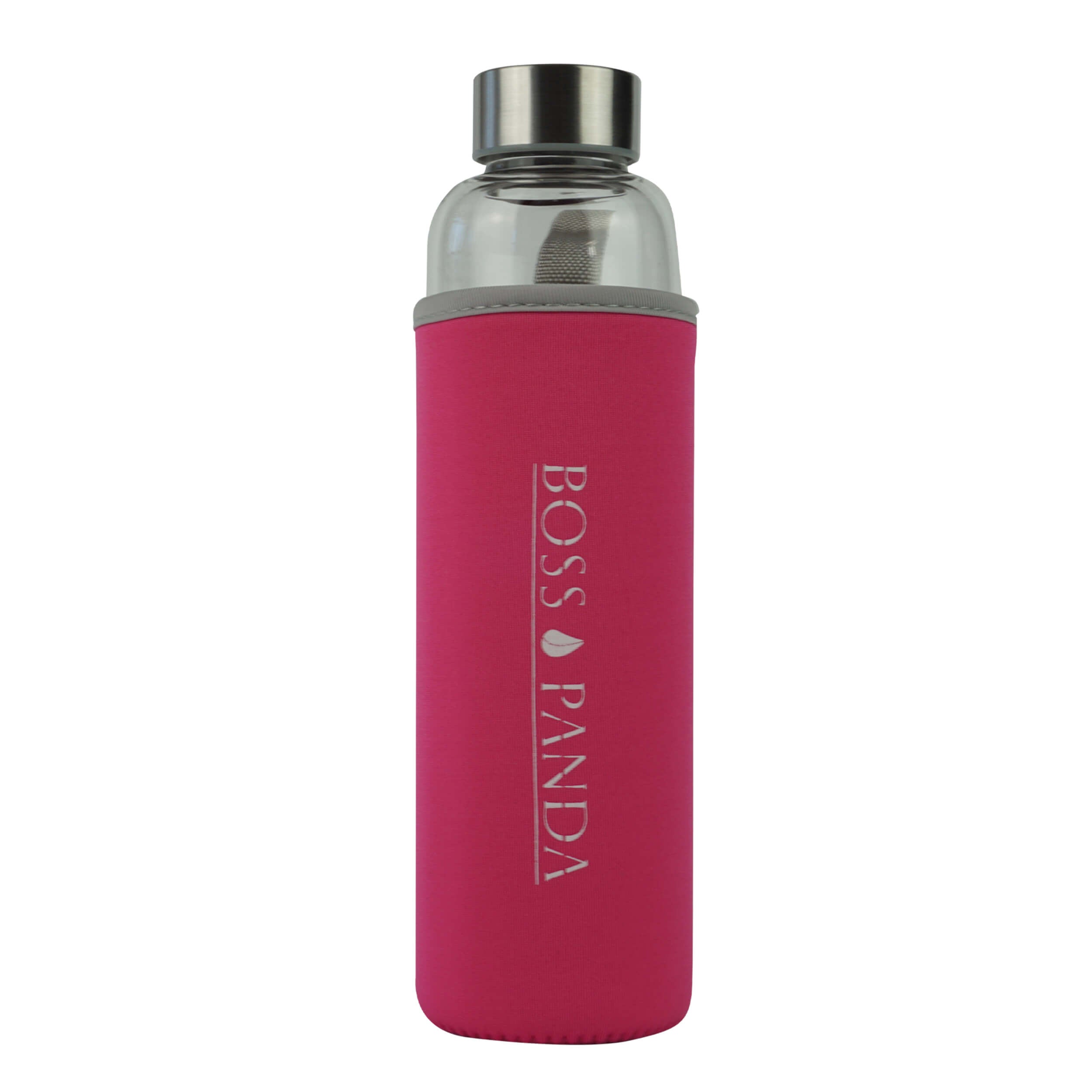 Trinkflasche aus glas mit Neoprenhülle glasflasche wasserflasche.