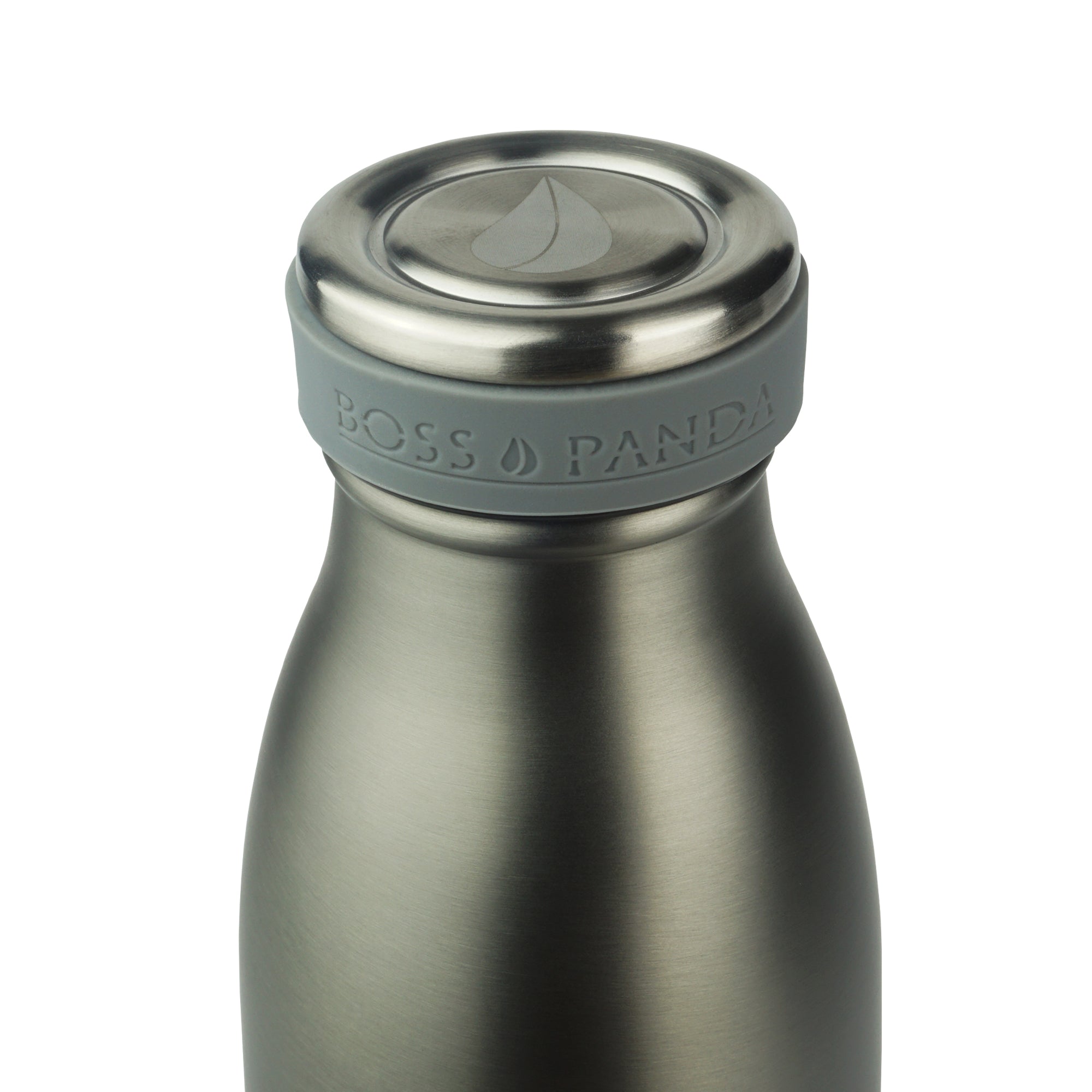 Trinkflasche Edelstahl Isolierflasche Edelstahl doppelwandig auslaufsicher.