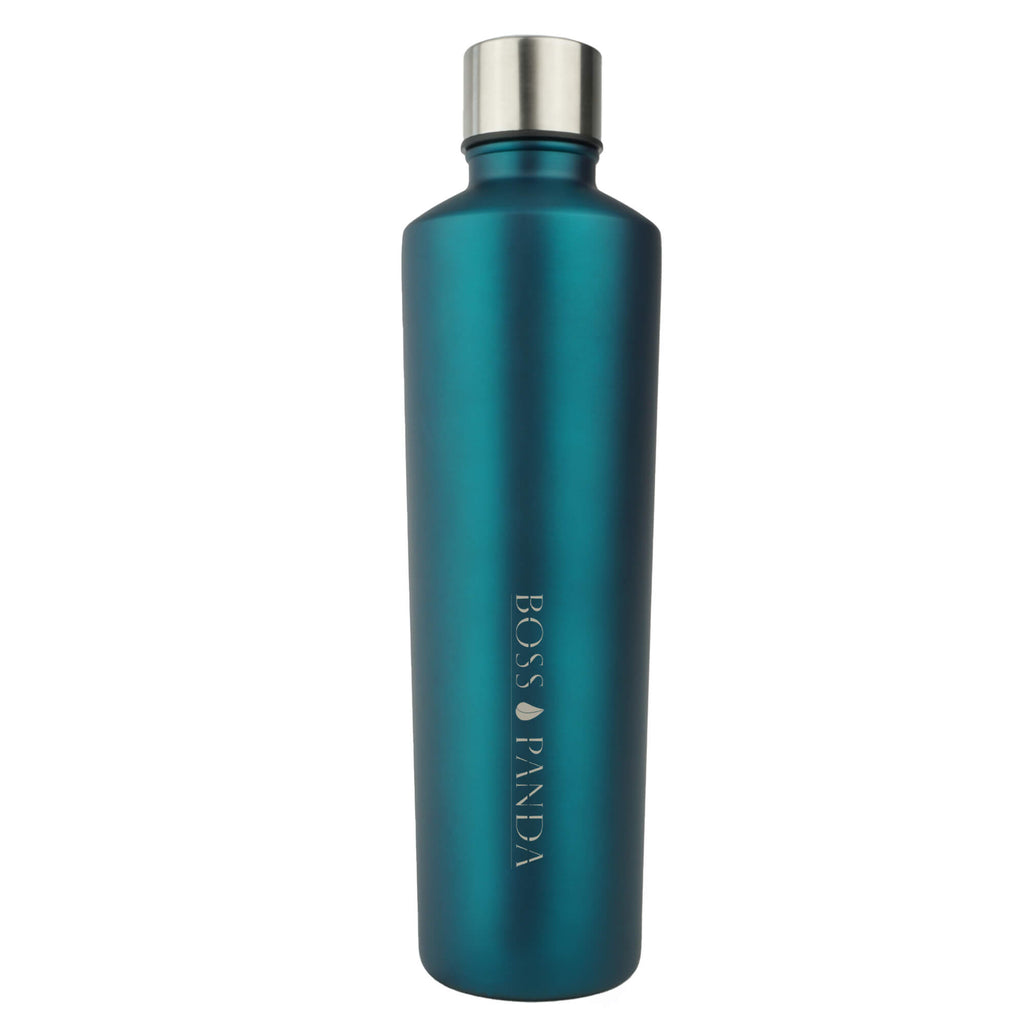 Trinkflasche Edelstahl  Isolierflasche doppelwandig (Kegel).