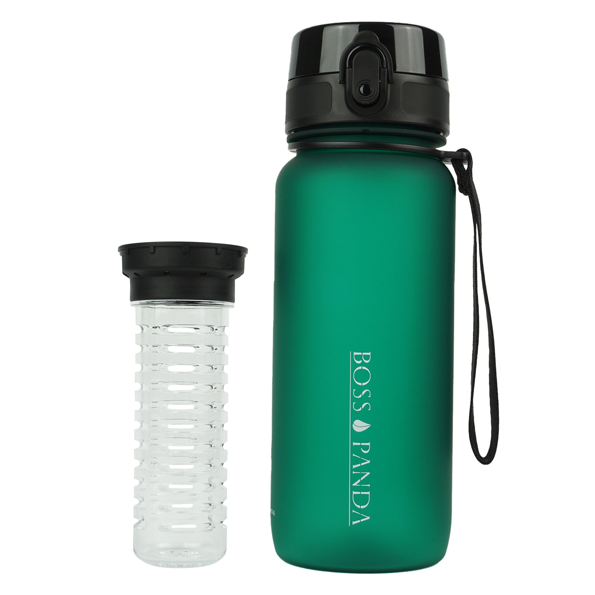 Trinkflasche Sportflasche Wasserflasche Früchtesieb 650ml – BPA Frei.