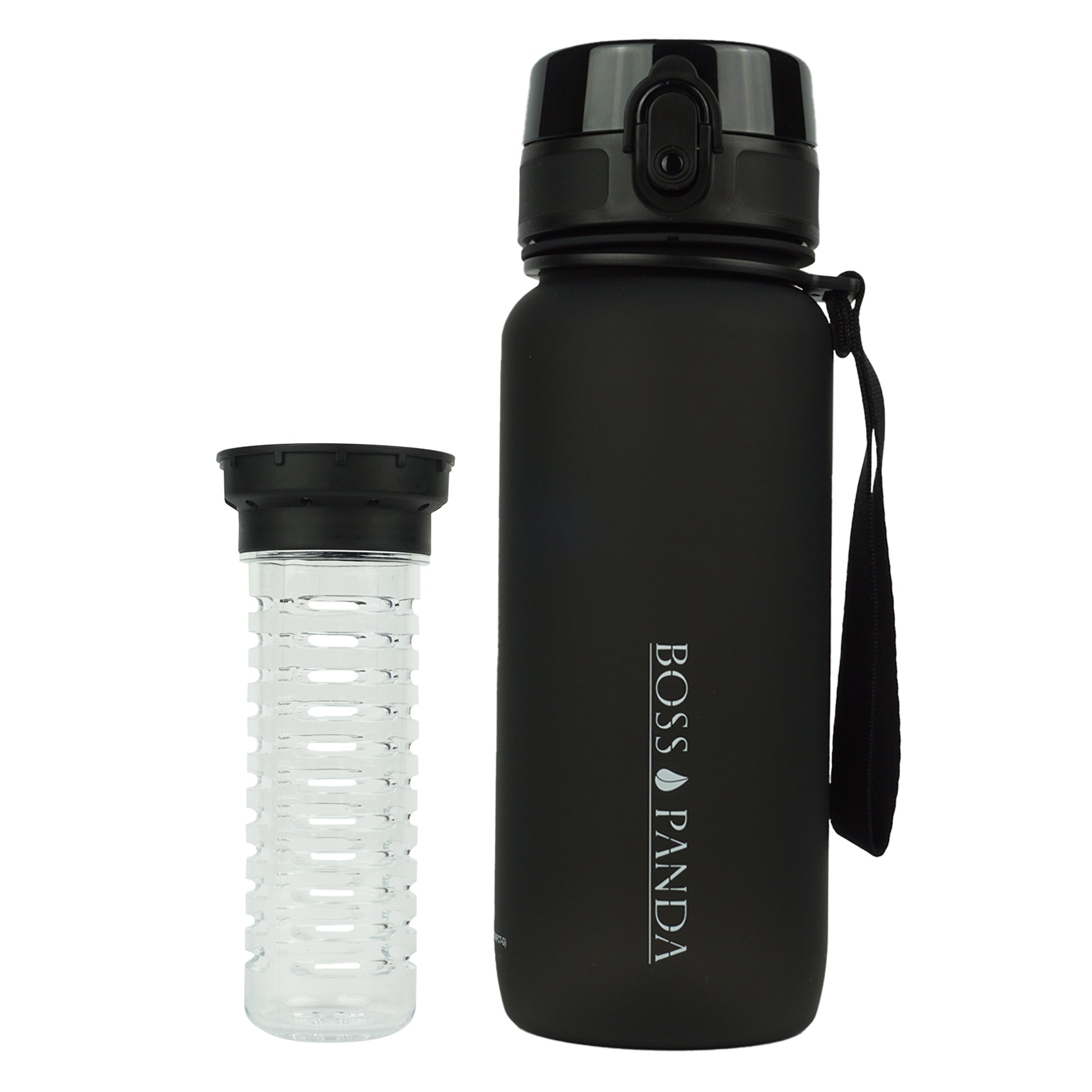 Trinkflasche Sportflasche Wasserflasche Früchtesieb 650ml – BPA Frei.