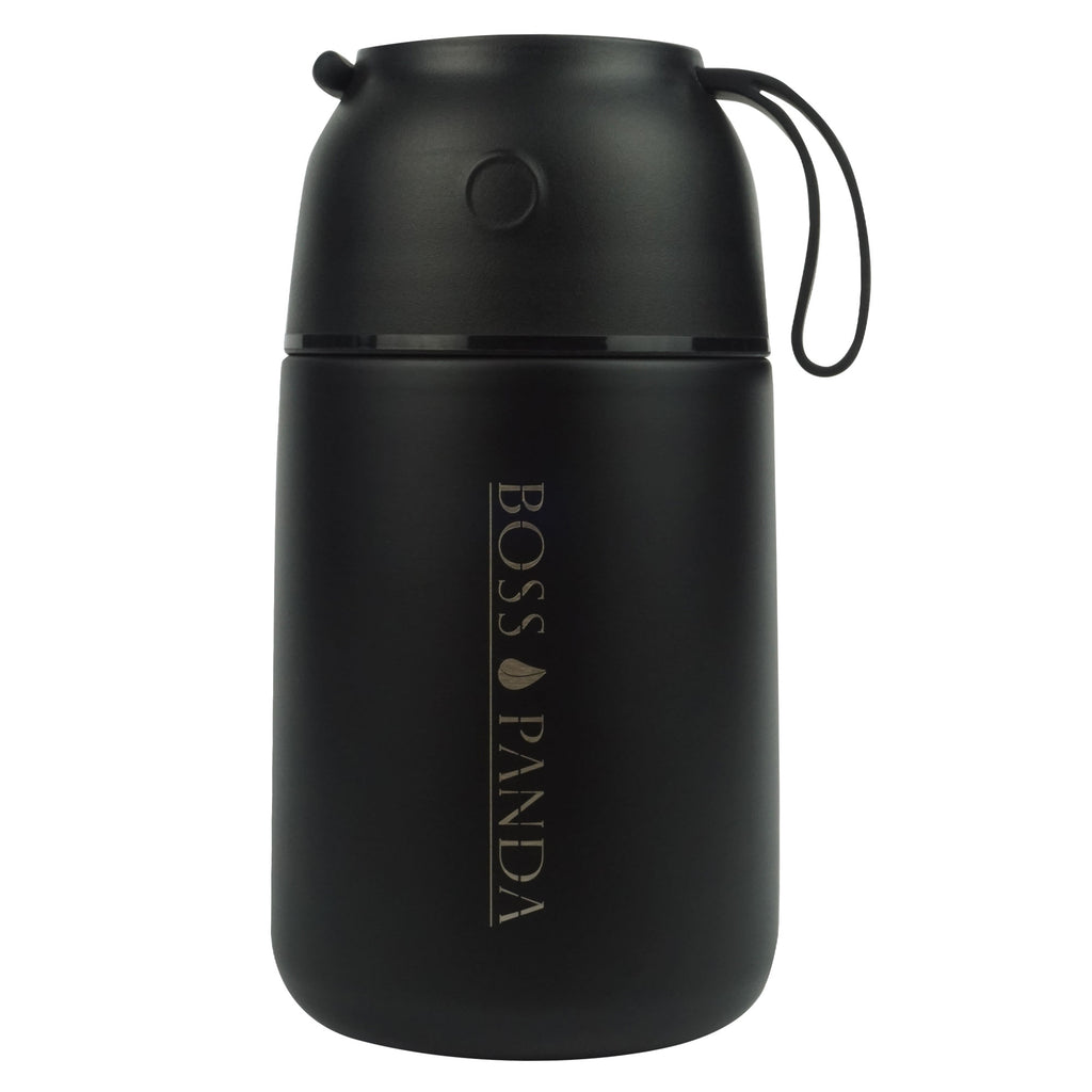 Thermobehälter Edelstahl Essensbehälter Doppelwandig perfekt für unterwegs 650ml.