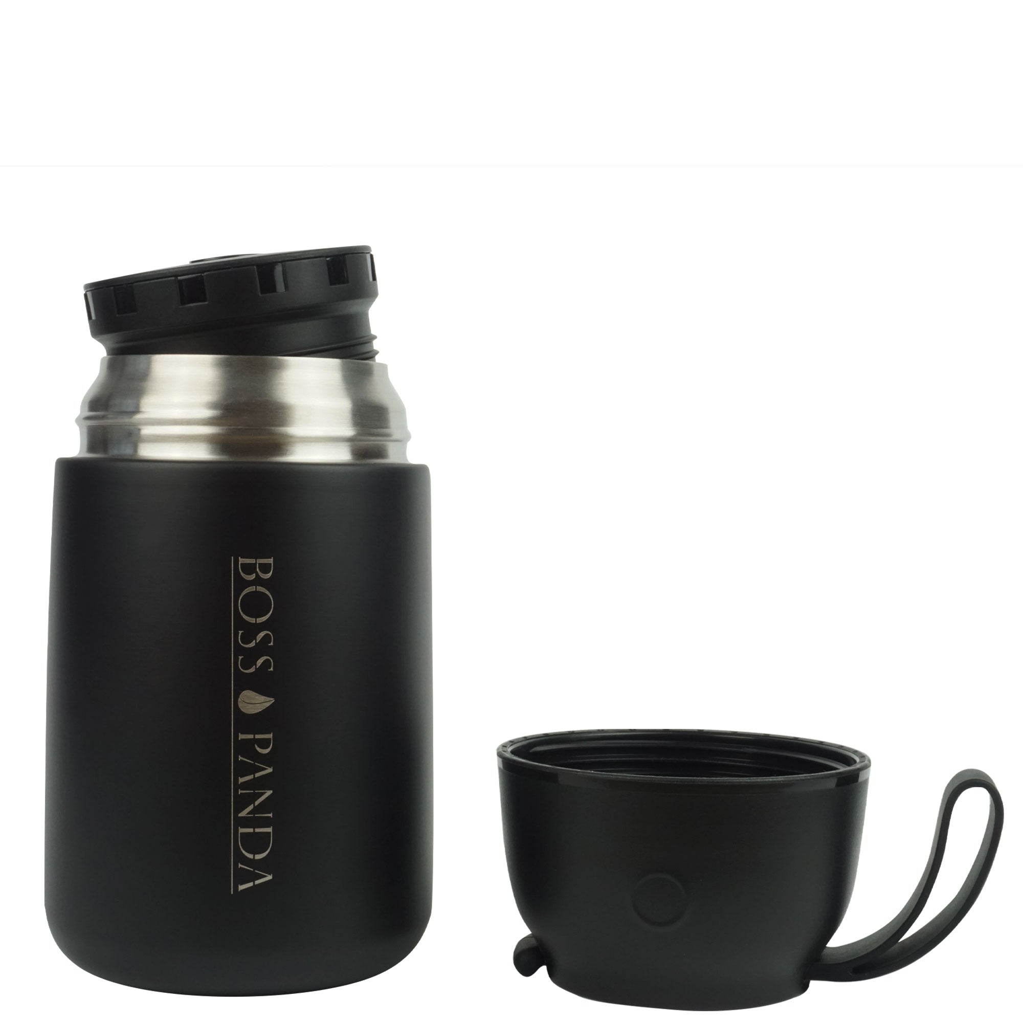 Thermobehälter Edelstahl Essensbehälter Doppelwandig perfekt für unterwegs 650ml.