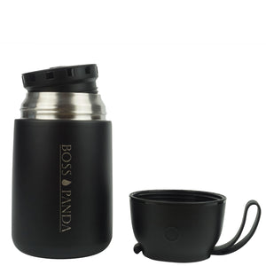 Thermobehälter Edelstahl Essensbehälter Doppelwandig perfekt für unterwegs 650ml.