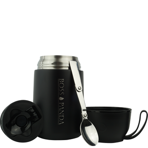 Thermobehälter Edelstahl Essensbehälter Doppelwandig perfekt für unterwegs 650ml.