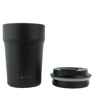 Kaffee to go Becher Edelstahl Isolierbecher.