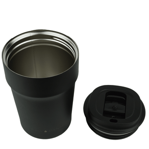 Kaffee to go Becher Edelstahl Isolierbecher.